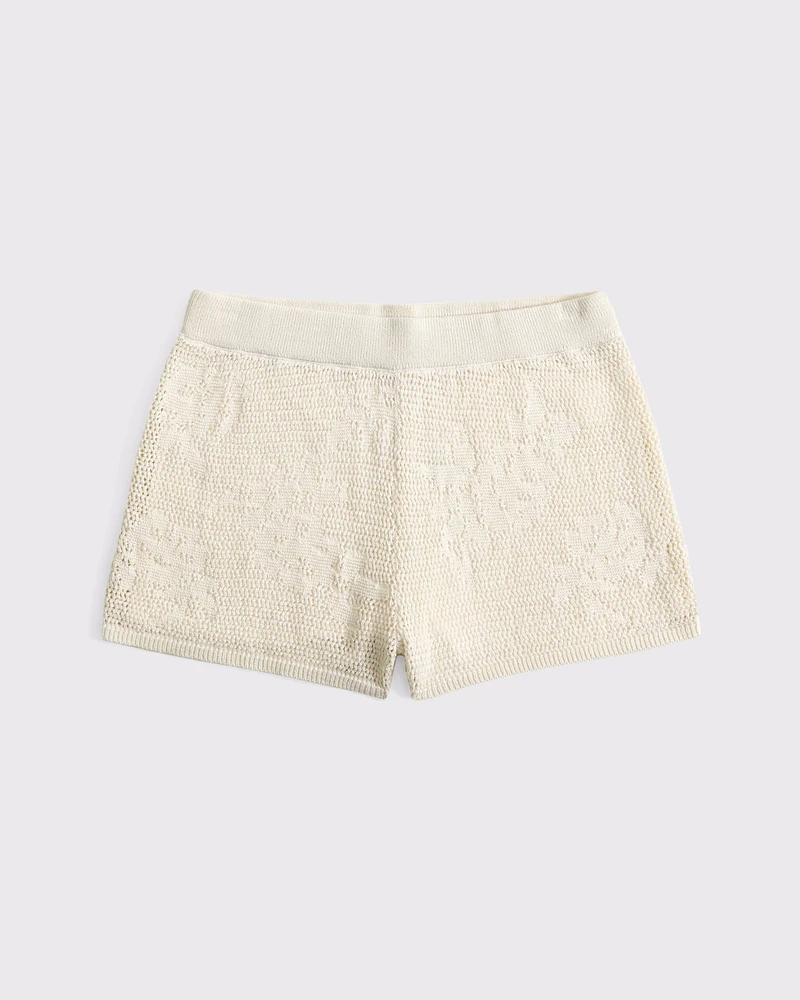 Mid Rise Open-Stitch Micro Short