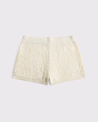 Mid Rise Open-Stitch Micro Short
