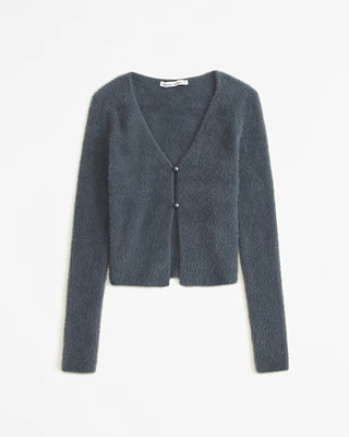 Ribbed Short Cardigan