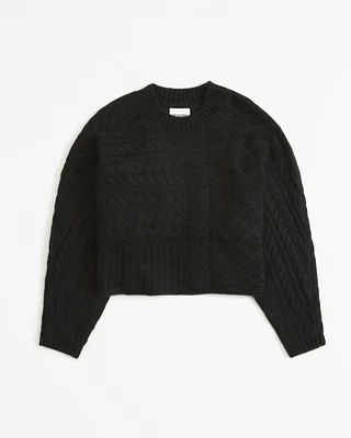 Cable Crew Dolman Sweater