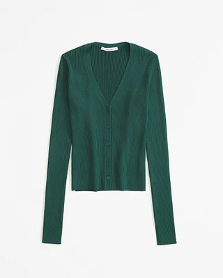 Glossy Slim Cardigan