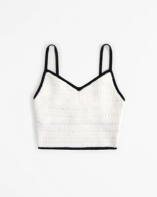 Crochet-Style Bra Top