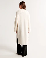 Ribbed Duster Cardigan