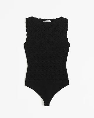 Crochet-Style Mosaic Tile Bodysuit