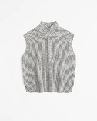 Sleeveless Turtleneck Sweater