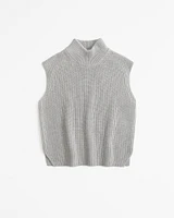 Sleeveless Turtleneck Sweater