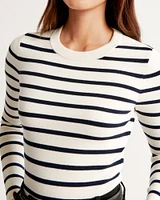 Slim Crew Sweater Top