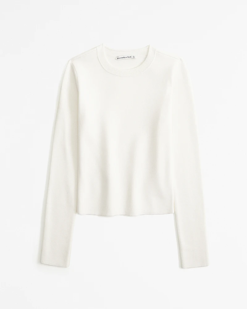 Slim Crew Sweater Top