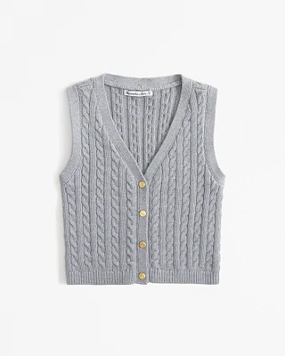 The A&F Mara Button-Up Sweater Vest