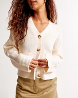 Waffle Cardigan