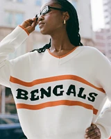 Cincinnati Bengals LuxeLoft V-Neck Sweater