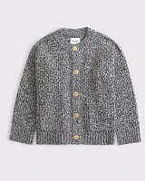 Relaxed Hardware Crew Cardigan