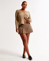 Ribbed Skimming Cardigan