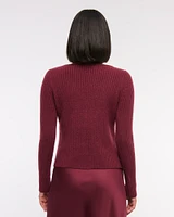 Ribbed Skimming Cardigan
