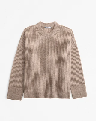 Ribbed Crew Sweater