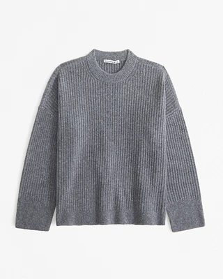 Ribbed Crew Sweater