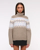 Fairisle Turtleneck Sweater