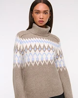 Fairisle Turtleneck Sweater