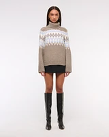 Fairisle Turtleneck Sweater