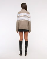 Fairisle Turtleneck Sweater