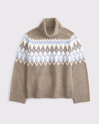 Fairisle Turtleneck Sweater