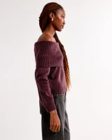 Off-The-Shoulder Sweater