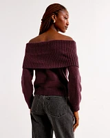 Off-The-Shoulder Sweater