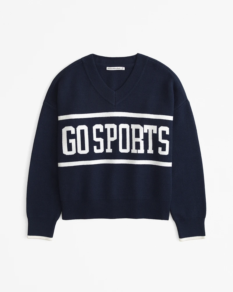 Go Sports LuxeLoft V-Neck Sweater