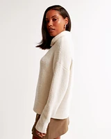 Vol. 28 Relaxed Boucle Turtleneck Sweater