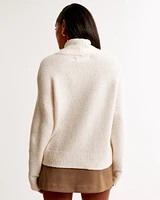 Vol. 28 Relaxed Boucle Turtleneck Sweater