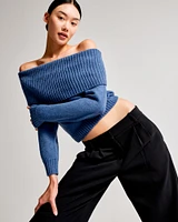 Off-The-Shoulder Sweater