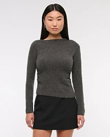 Asymmetrical Draped Sweater