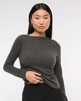 Asymmetrical Draped Sweater