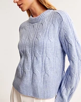 The A&F Madeline Cable Crew Sweater