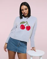 The A&F Madeline Cherry Crew Sweater