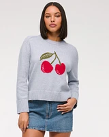 The A&F Madeline Cherry Crew Sweater