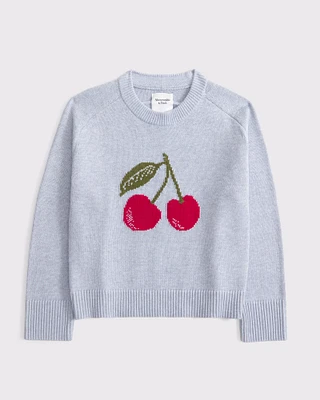 The A&F Madeline Cherry Crew Sweater