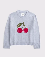 The A&F Madeline Cherry Crew Sweater