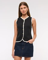 The A&F Mara High-V LuxeLoft Sweater Vest