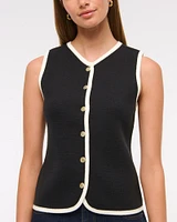 The A&F Mara High-V LuxeLoft Sweater Vest