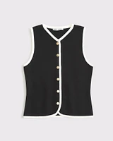 The A&F Mara High-V LuxeLoft Sweater Vest