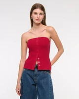 Ottoman Button-Through Tube Top