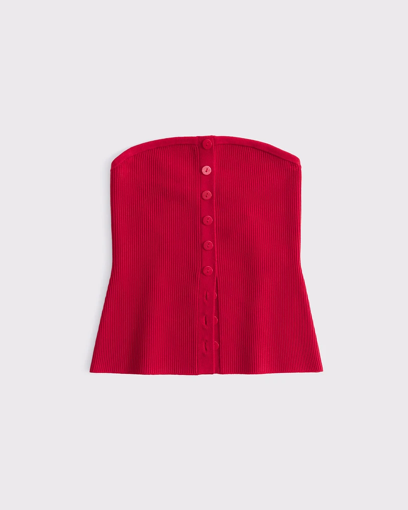 Ottoman Button-Through Tube Top