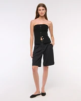 Ottoman Button-Through Tube Top