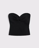 Twist Sweater Tube Top