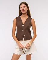 LuxeLoft V-Neck Vest