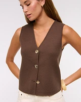 LuxeLoft V-Neck Vest