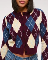Shrunken Crew Cardigan