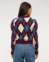 Shrunken Crew Cardigan