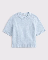 The A&F Madeline Textural Crew Sweater Tee